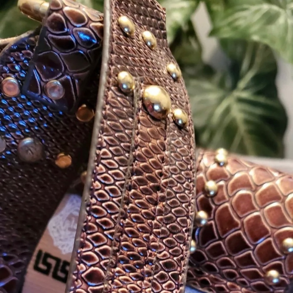 SOLD Authentic Vintage snakeskin Versace bag - Picture 7 of 13